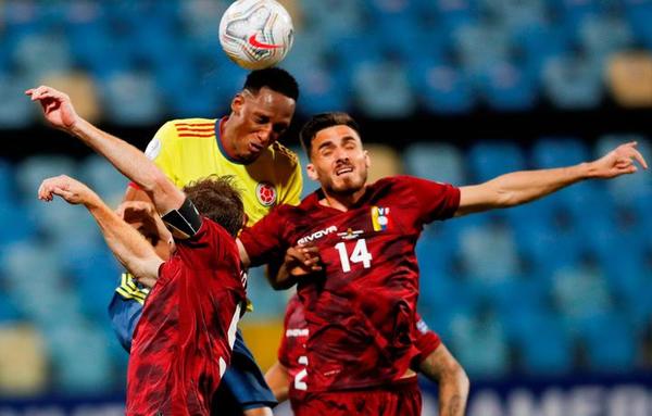 Colombia y Venezuela firman un empate sin goles