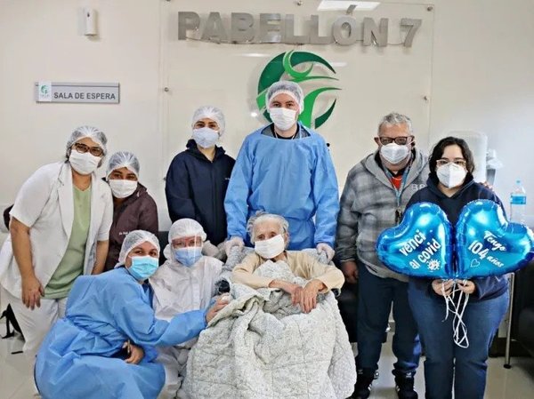 CDE: Con 104 años venció al coronavirus | Noticias Paraguay