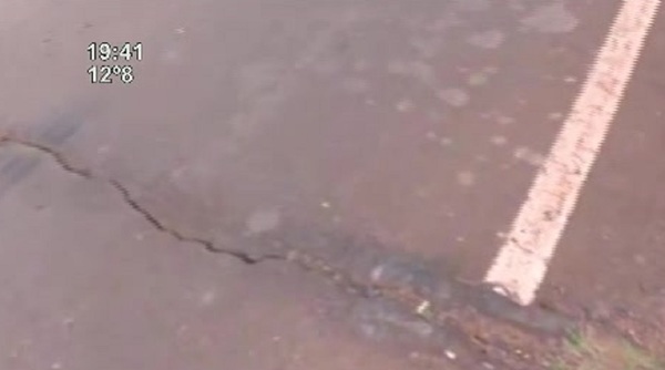 Puente sobre el arroyo Yhaka en Valenzuela, con fisuras - SNT