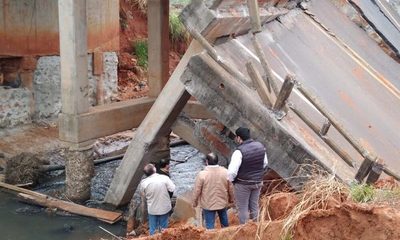 MOPC anuncia reconstrucción de puente en San Pedro