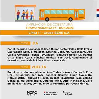 Grupo Bene cubrirá itinerario del Tramo Naranjaty-Kokuere por 90 días | .::Agencia IP::.