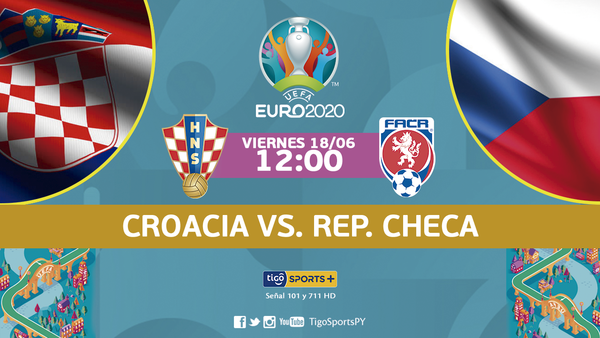 Croacia va por la recuperación y República Checa por los octavos