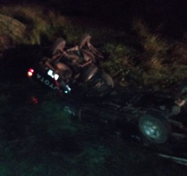 Tres personas heridas y un fallecido deja accidente de tránsito en Ñeembucú