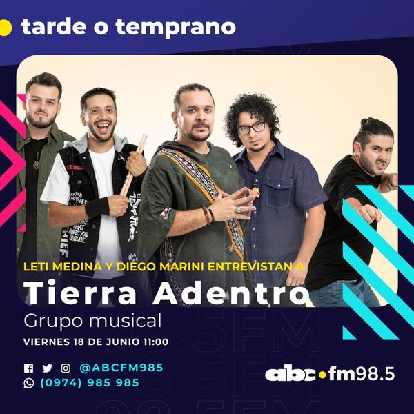 Tierra Adentro alegra este viernes en ABC 98.5 FM - Nacionales - ABC Color