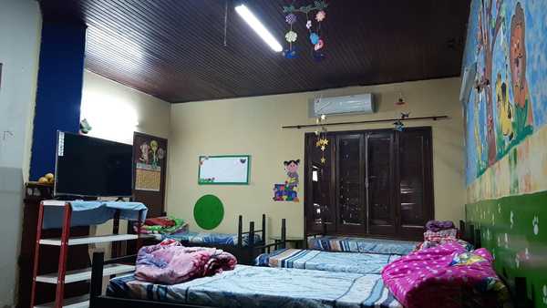 Ministerio de la Niñez habilitan refugio para albergar a niños y adolescentes ante descenso de temperatura