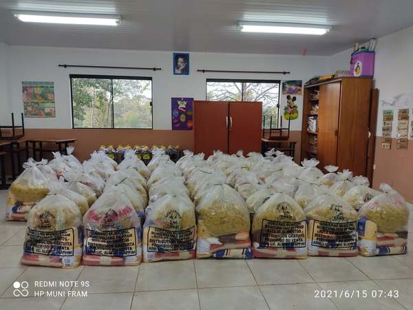 ESCUELAS DE FRAM RECIBEN SEGUNDA ENTREGA DE KITS DE ALIMENTOS