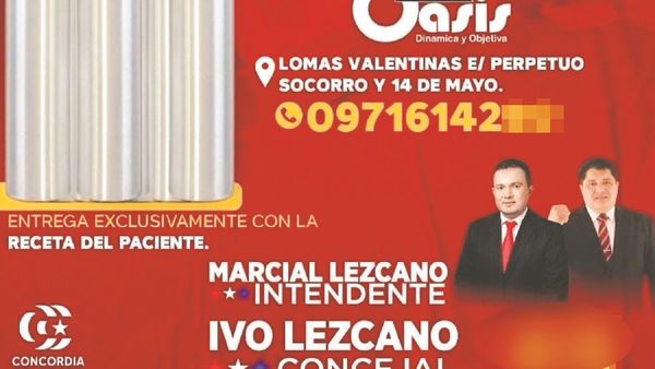 Víveres y balón de oxígeno en las campañas políticas