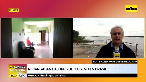 Recargaban balones de oxígeno en Brasil - ABC Noticias - ABC Color