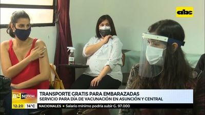 Jajerovia transporte llevará a las embarazadas hasta los vacunatorios - Nacionales - ABC Color