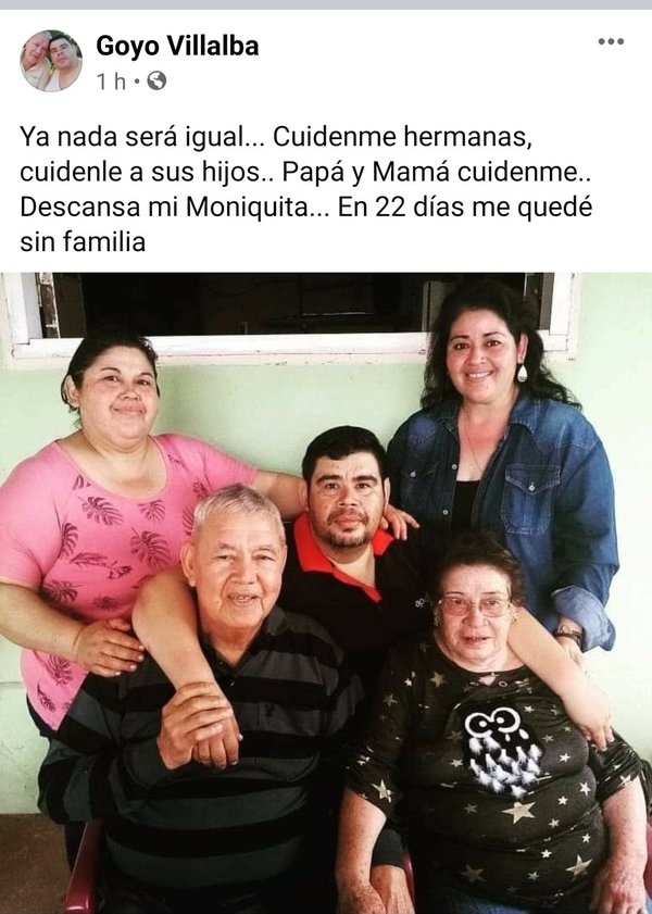 Covid: en menos de 30 días, murieron cuatro integrantes de una misma familia