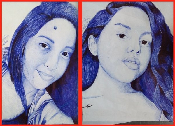 Crónica / Joven realiza obras de arte con lápiz y papel