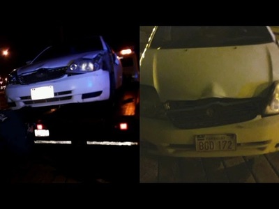 MUJER EBRIA IMPACTÓ CONTRA UNA ROTONDA EN ENCARNACIÓN