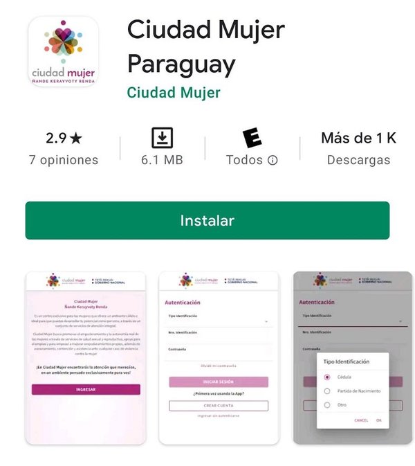 ¡Información útil! Ciudad Mujer crea app para celulares | Noticias Paraguay