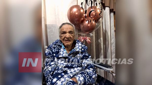 FIESTA POR EL CUMPLE 103 DE MARÍA GERBACIA.