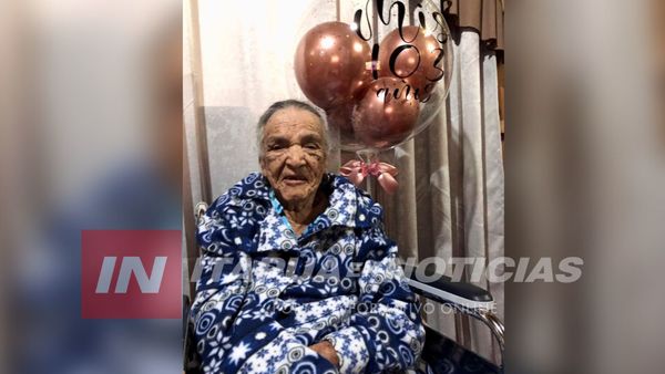 FIESTA POR EL CUMPLE 103 DE MARÍA GERBACIA. 