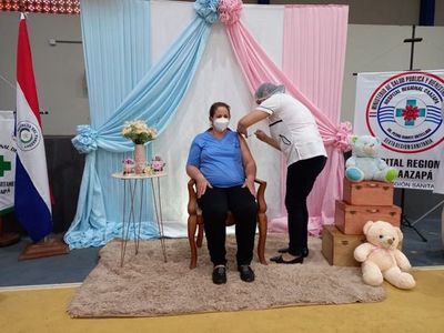 Fueron vacunadas 40 embarazadas en Caazapá - Nacionales - ABC Color