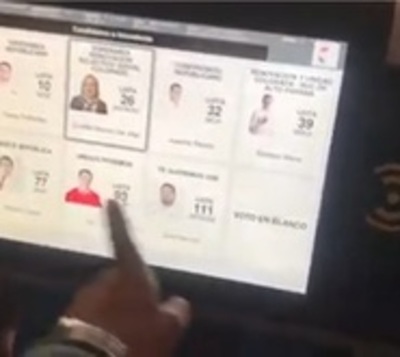 Captan irregularidad en una máquina de votación en Asunción - Paraguay.com