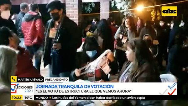 Resignado, Arévalo habla de que el oficialismo “arreó” a votantes - ABC Noticias - ABC Color