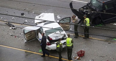 La Nación / Nueve niños y un adulto mueren en accidente de tránsito en EEUU en medio de tormenta