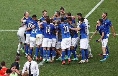 Eucopa: Italia vence a Gales y clasifica con puntaje perfecto