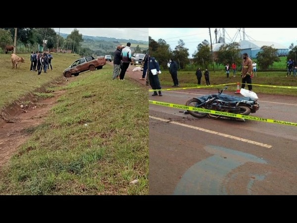 MOTOCICLISTA FALLECE EN ACCIDENTE EN EDELIRA