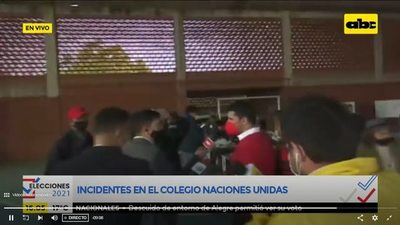 Incidentes entre colorados tras hurras a “Nenecho” en Colegio Naciones Unidas - Nacionales - ABC Color