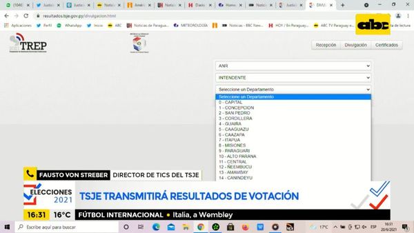 Así transmitirá el TREP los resultados - ABC Noticias - ABC Color