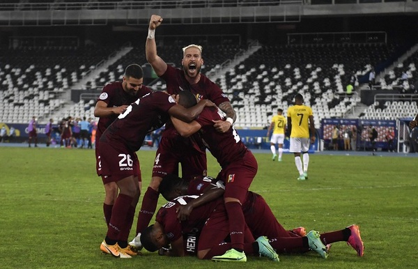 Copa América: Venezuela rescata un empate sobre la hora ante Ecuador