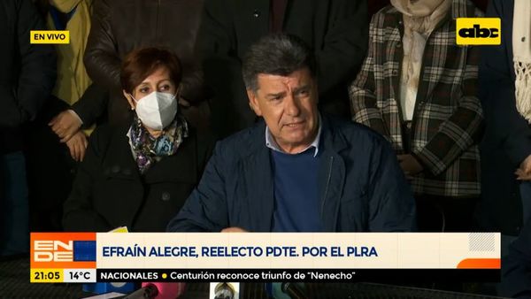 Efraín Alegre, reelecto como presidente del PLRA - En Detalles - ABC Color