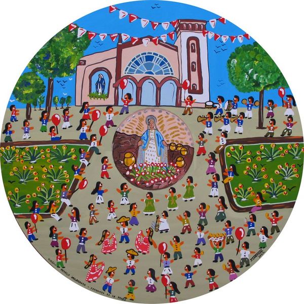 “Fiestas patronales del Paraguay” a través de las pinturas de Julio Insfrán - Música - ABC Color
