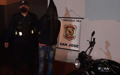 Detienen a marginal con dos órdenes de captura, con moto robada a un trabajador – Diario TNPRESS