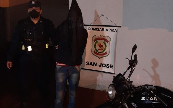 Detienen a marginal con dos órdenes de captura, con moto robada a un trabajador – Diario TNPRESS