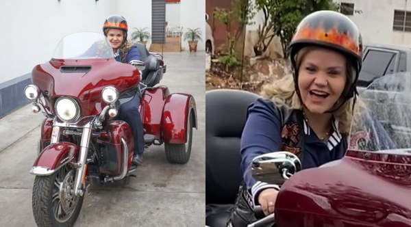 Mientras faltan insumos en hospitales, senadora se pasea en Harley de US$ 25.000 - Noticiero Paraguay