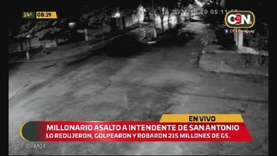 Investigan millonario asalto a Intendente de San Antonio - C9N
