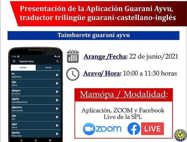 Lanzan innovadora app con traductor guaraní-castellano-inglés para aprender guaraní •