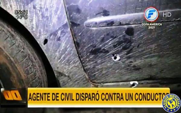 Un policía ebrio baleó a un automovilista tras roce vehicular en Ñemby •