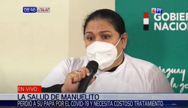 Madre de Manuelito pide ayuda a la ciudadanía