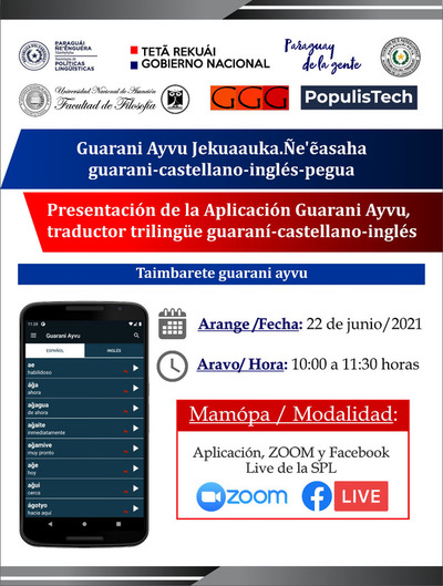 Lanzarán innovadora app con traductor guaraní-castellano-inglés y aprender otros contenidos  | .::Agencia IP::.