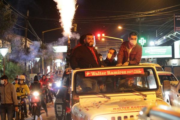 Movimiento de Tigre Ramírez se impuso en 10 municipios de Canindeyú - Nacionales - ABC Color