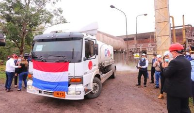 Diariamente, Acepar entrega 4.000 litros de oxígeno a Salud