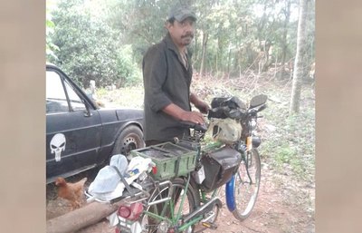 Crónica / Mecánico en dos ruedas: te auxilia con su “bicitaller”
