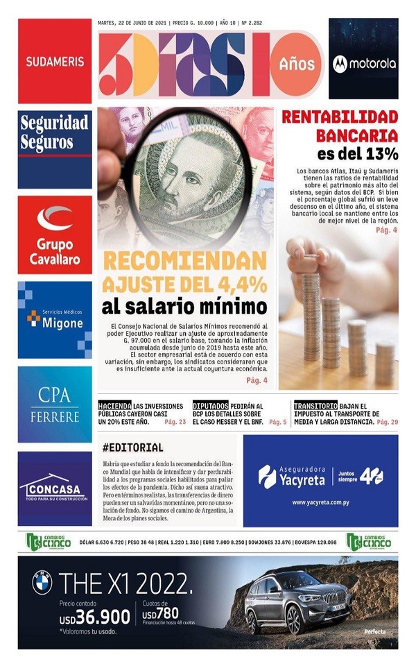 Portadas de este martes 22 de junio de 2021