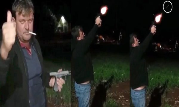 Mecánico brasiguayo con disparos al aire festeja triunfo de su candidato – Diario TNPRESS