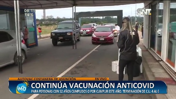 Jornada de vacunación en la Costanera de Asunción - SNT