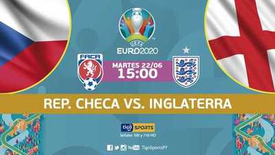 República Checa e Inglaterra juegan por el primer lugar del Grupo D