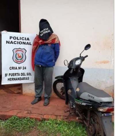 Procesan a un hombre por robar una moto en Hernandarias