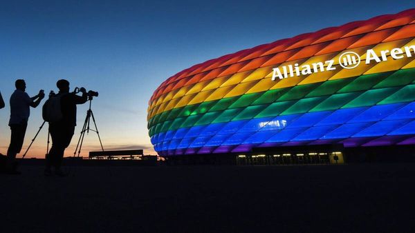 UEFA rechaza iluminación del arcoiris en el Allianz Arena