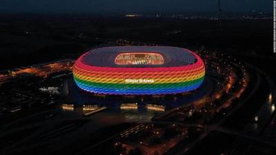 UEFA rechaza la iluminación arcoíris del Allianz para el Alemania-Hungría