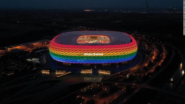 UEFA rechaza la iluminación arcoíris del Allianz para el Alemania-Hungría
