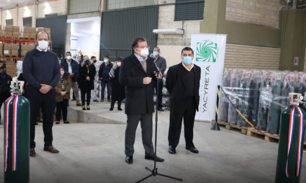 EBY entrega a Salud 500 balones de oxígeno para fortalecer servicios respiratorios de hospitales